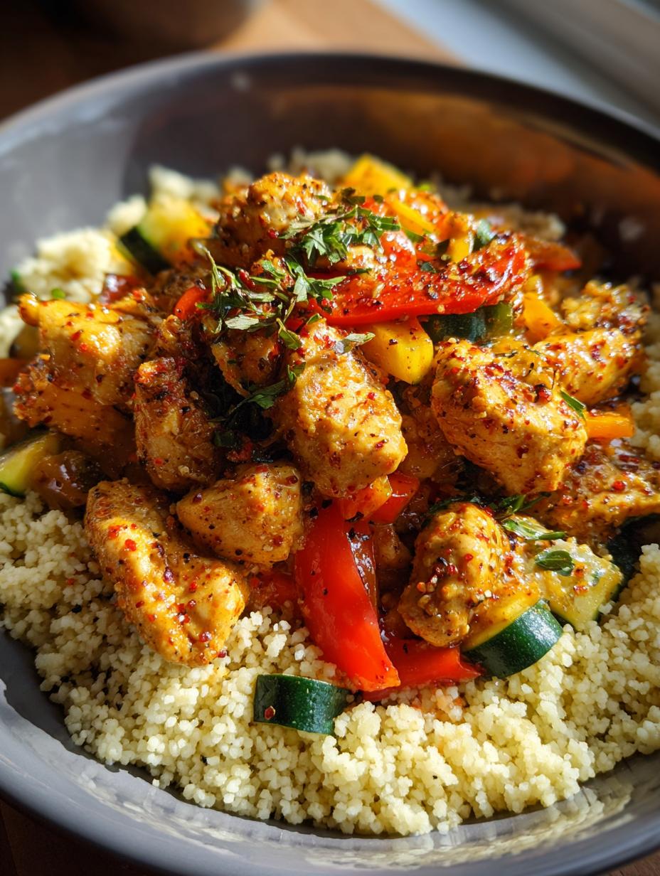 Tunisian Chicken Couscous - detail 1