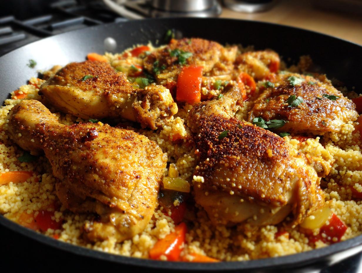 Tunisian Chicken Couscous