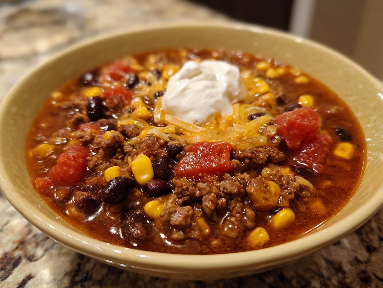 beef taco soup instant pot