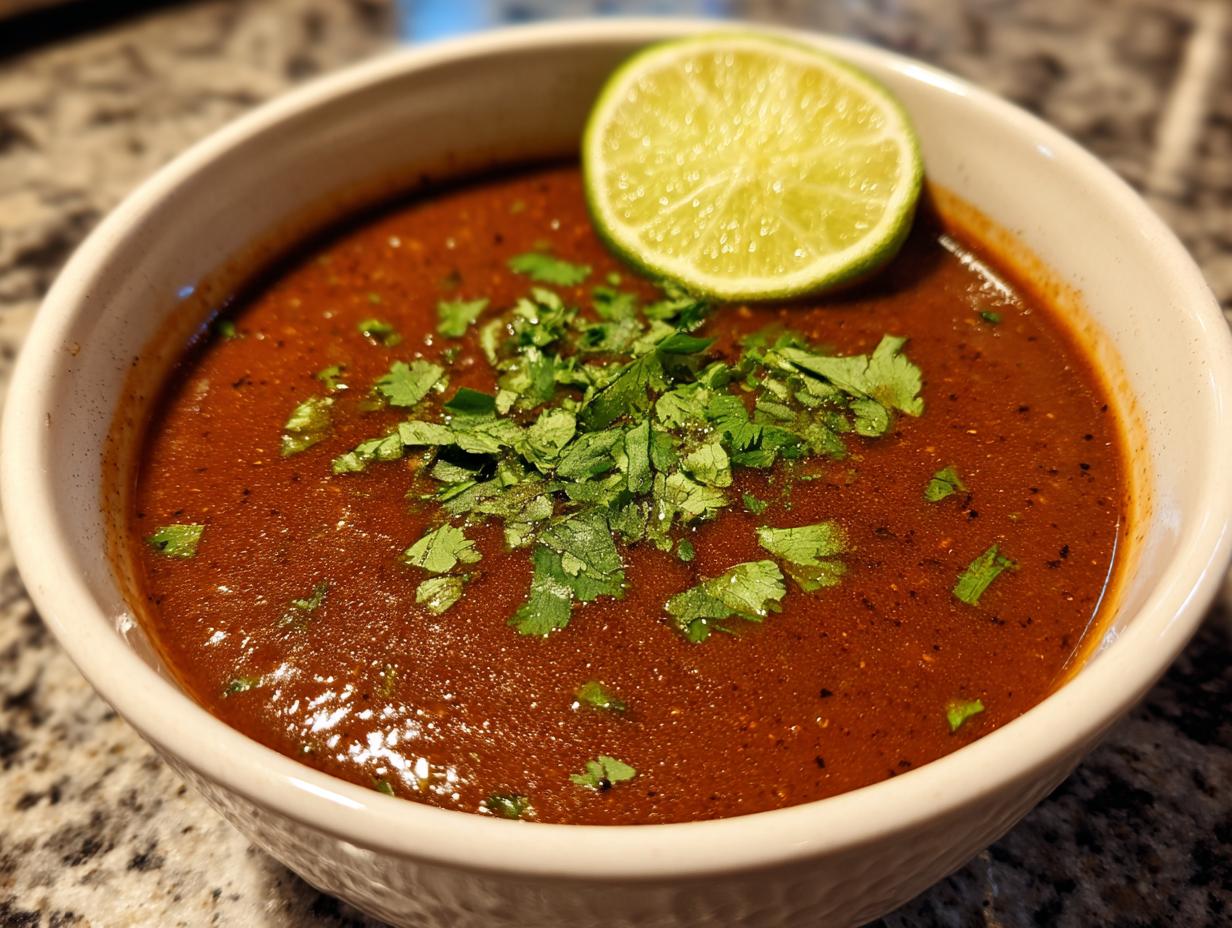 black bean soup cumin lime