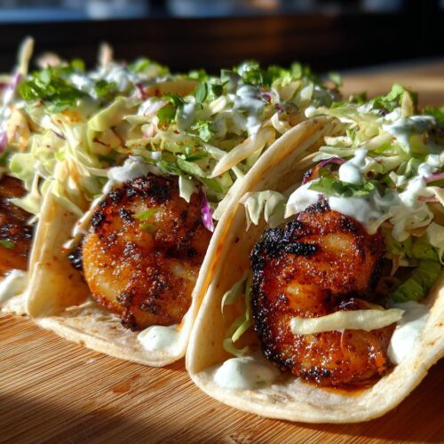 blackened shrimp tacos protein