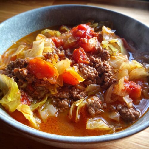 cabbage roll soup ground beef