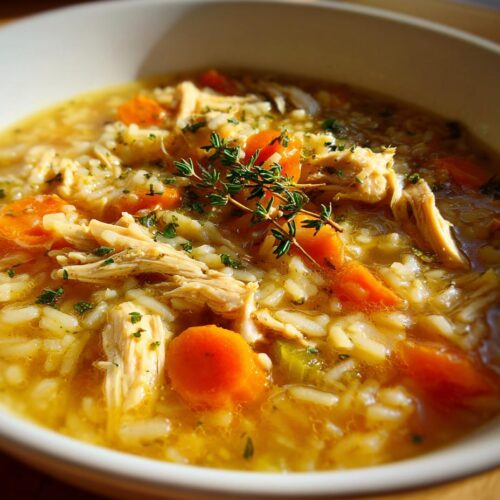 chicken and rice soup comfort