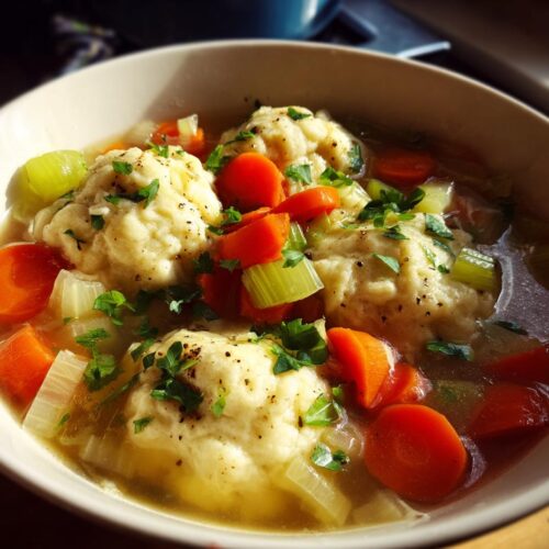 chicken dumpling soup from scratch