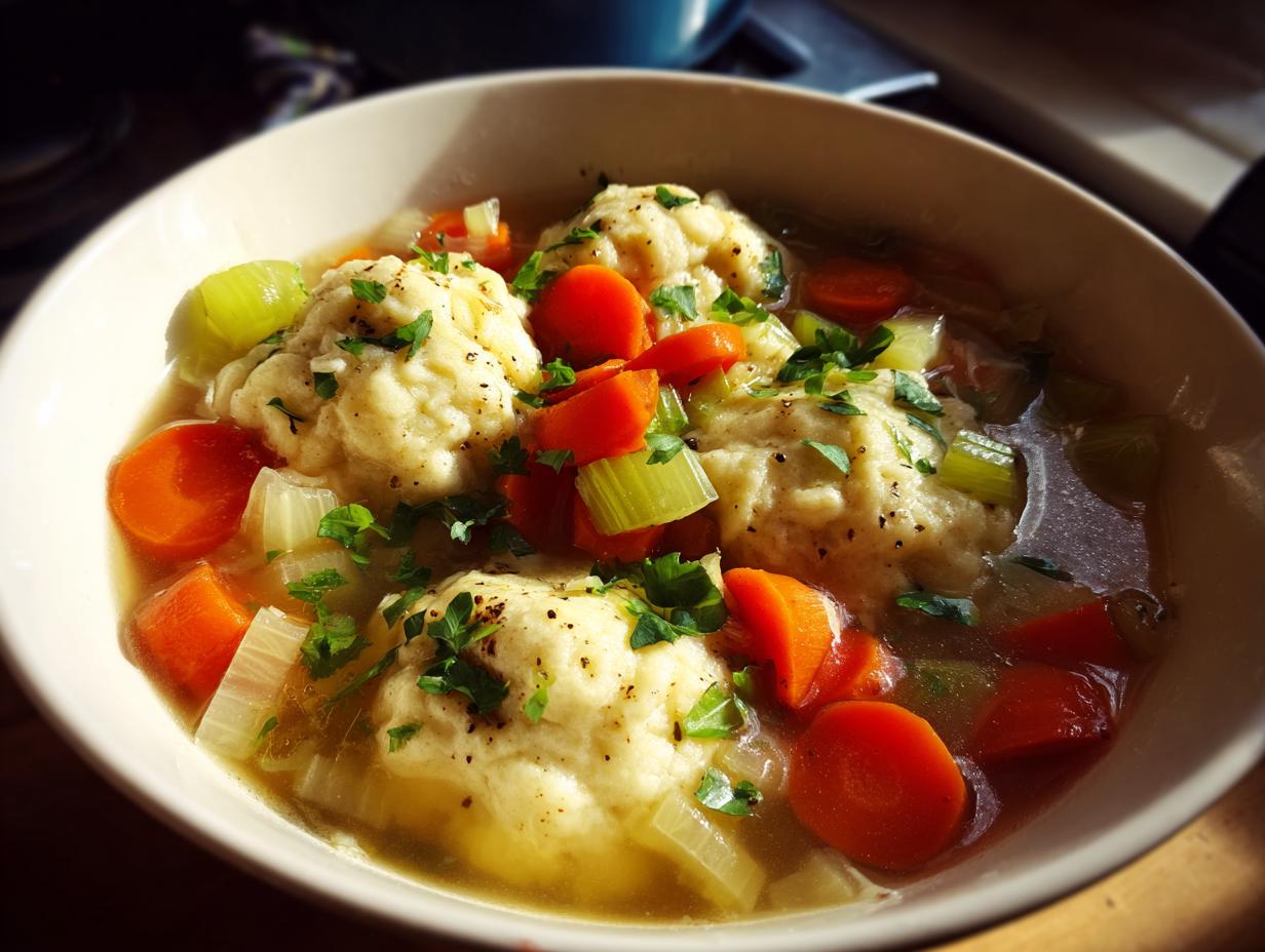 chicken dumpling soup from scratch