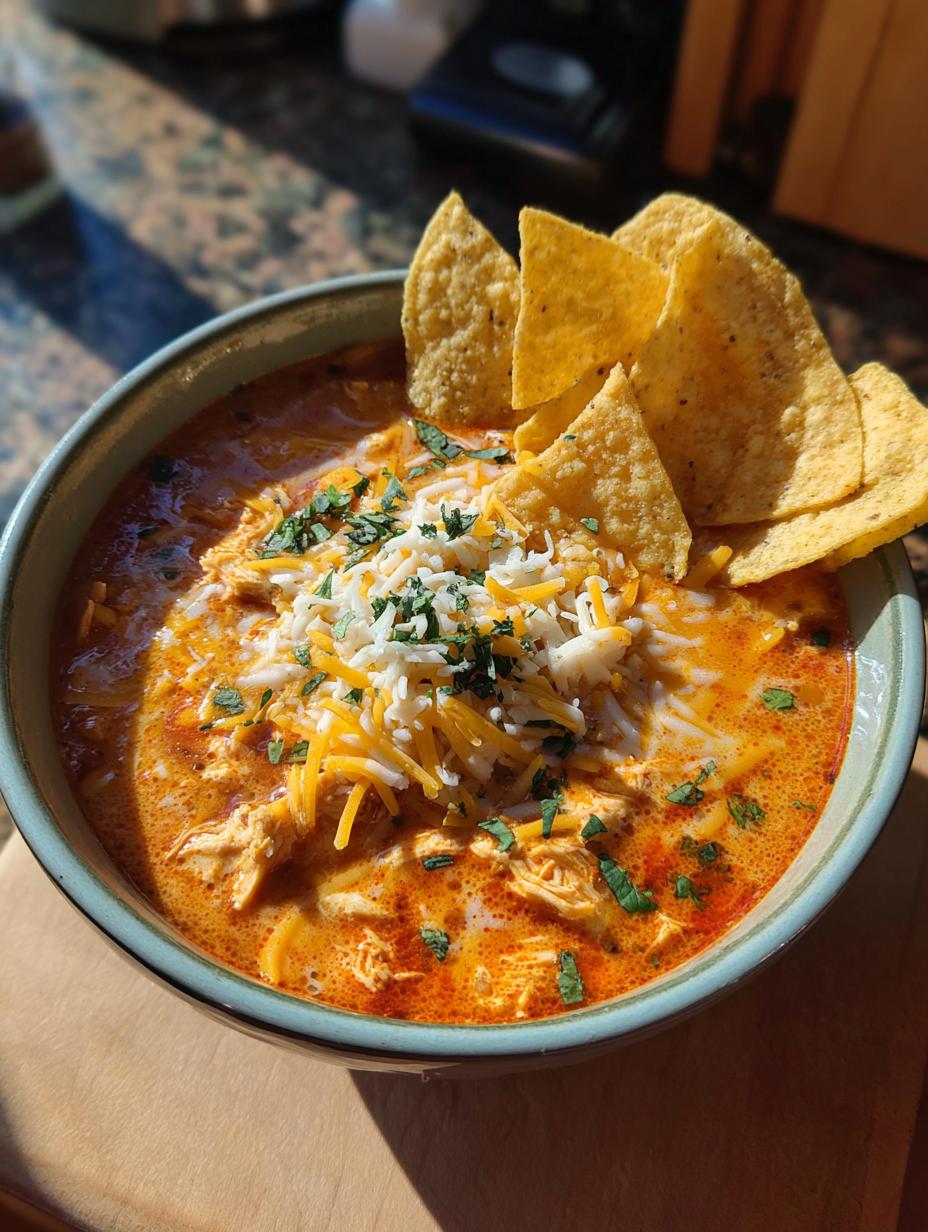 chicken enchilada soup slow cooker - detail 1