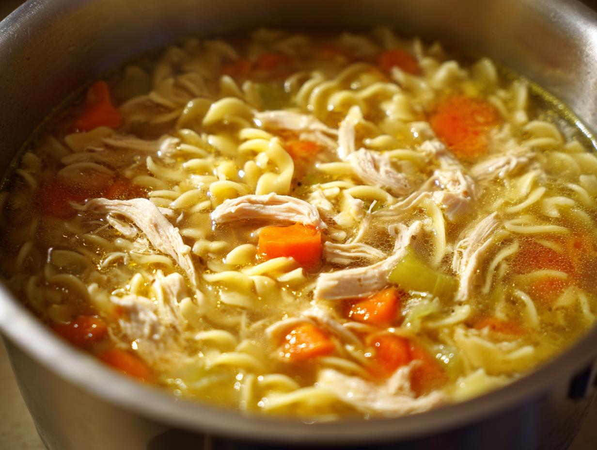 chicken noodle soup homemade