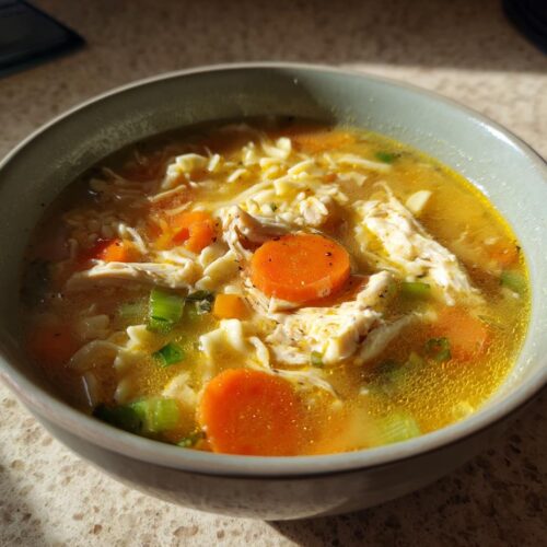 chicken spaetzle soup german