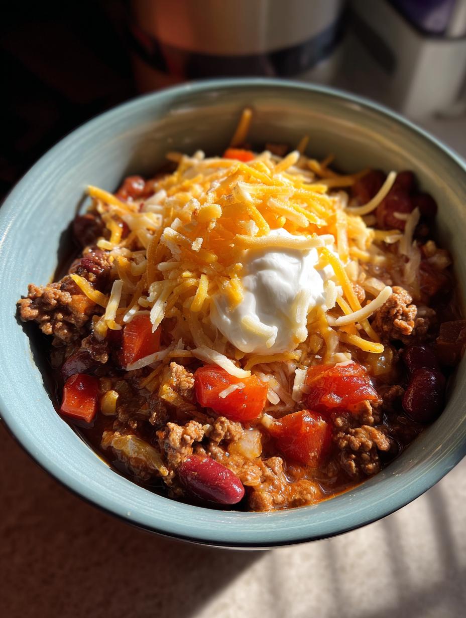 chili cheese soup ground beef - detail 2