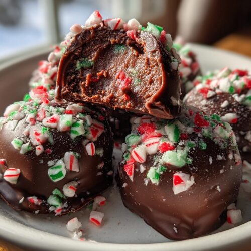 chocolate truffles peppermint