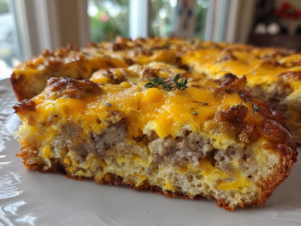 christmas breakfast casserole turkey sausage
