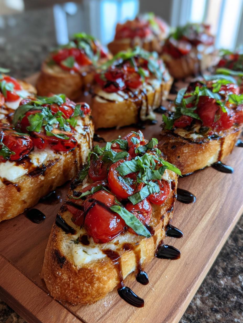 christmas bruschetta appetizer - detail 1