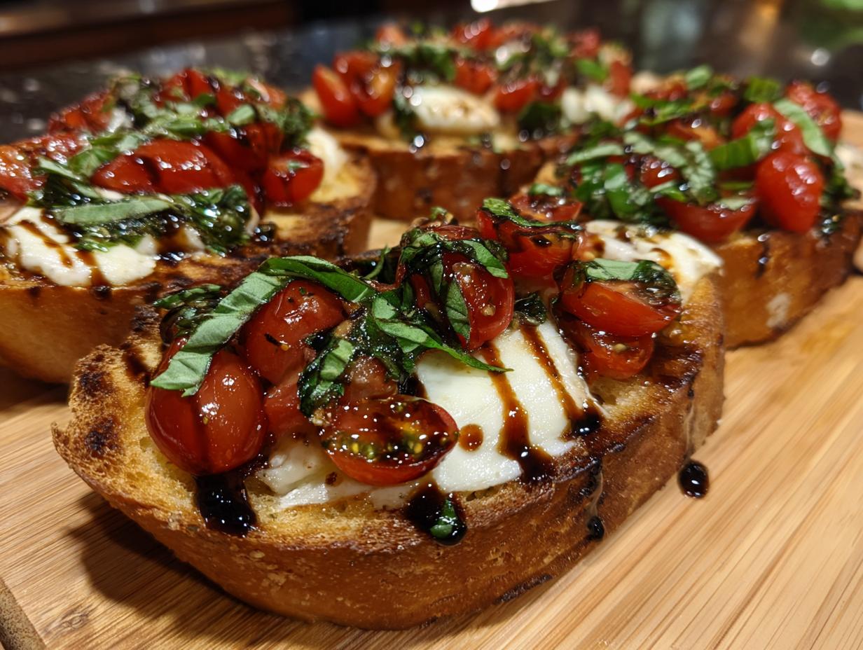 christmas bruschetta appetizer