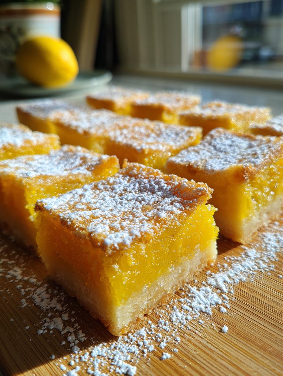 christmas lemon bars - detail 1