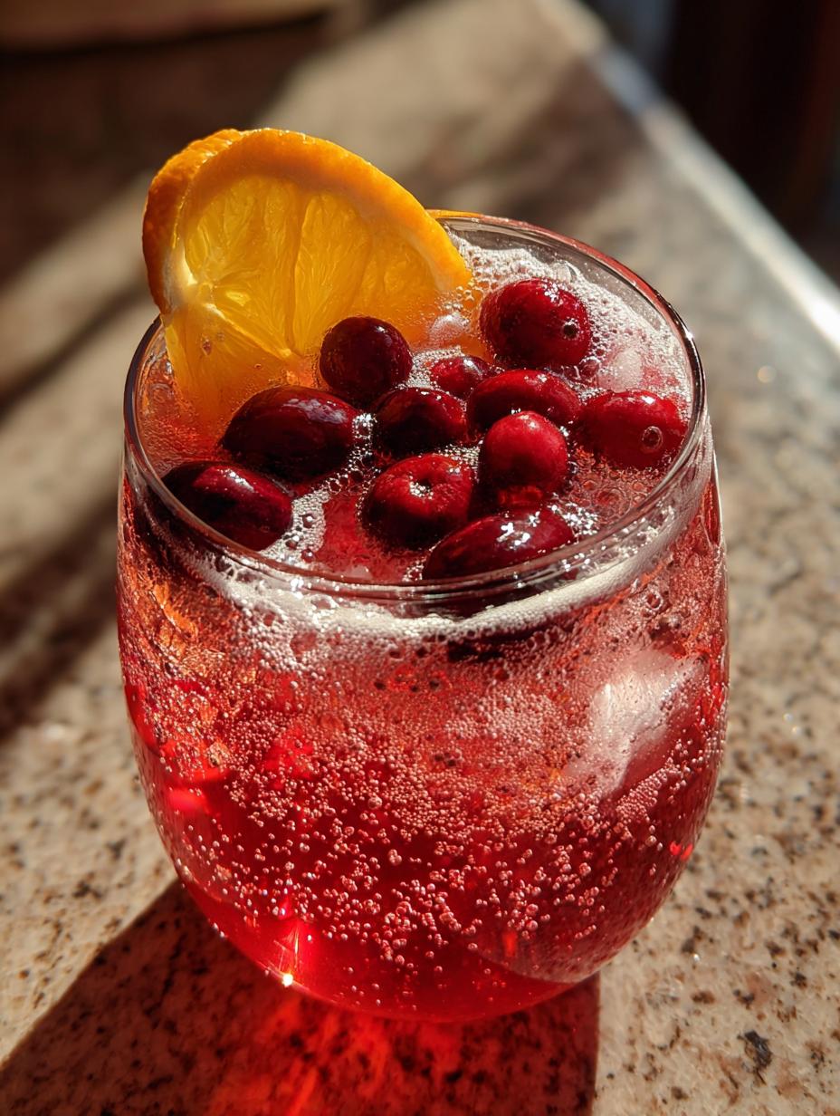 christmas punch cranberry sparkling - detail 1