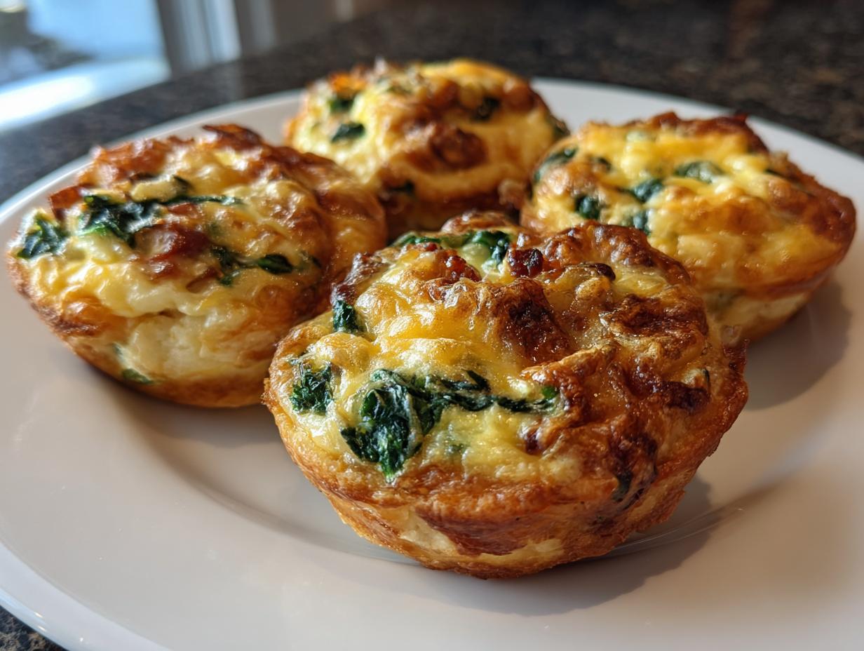 christmas quiche bites