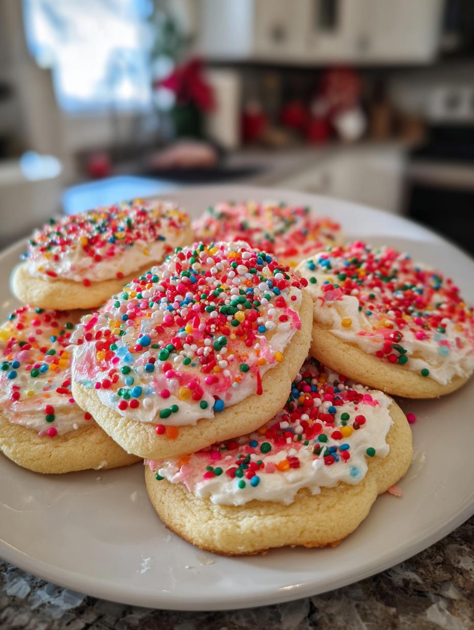 christmas sugar cookies frosted - detail 1