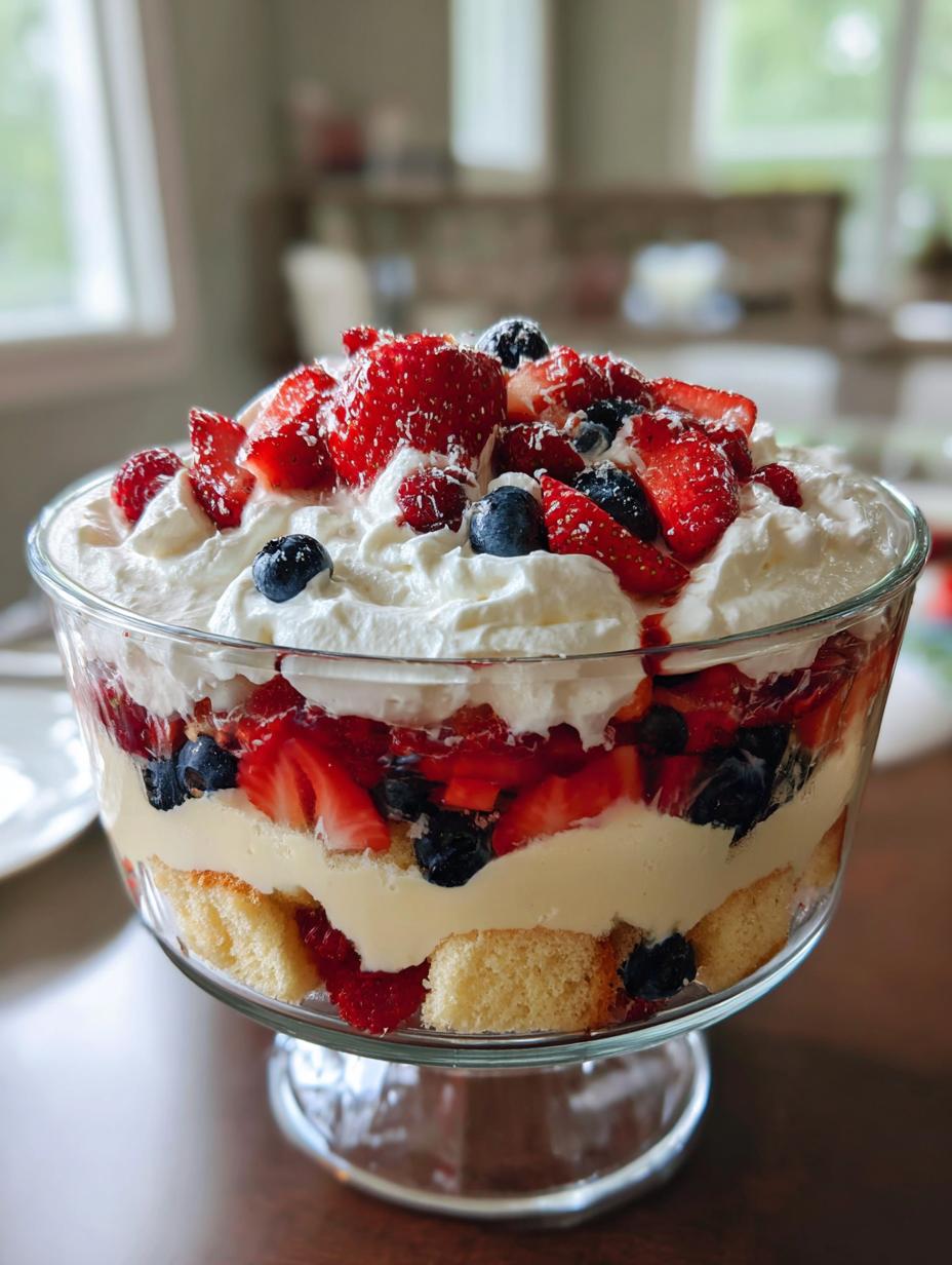 christmas trifle layered dessert - detail 1