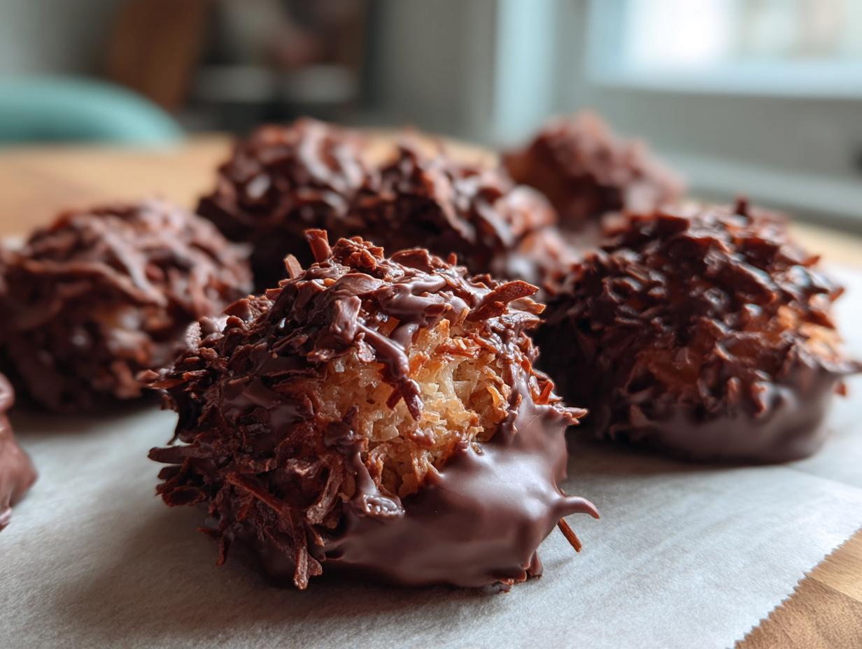 coconut haystacks chocolate