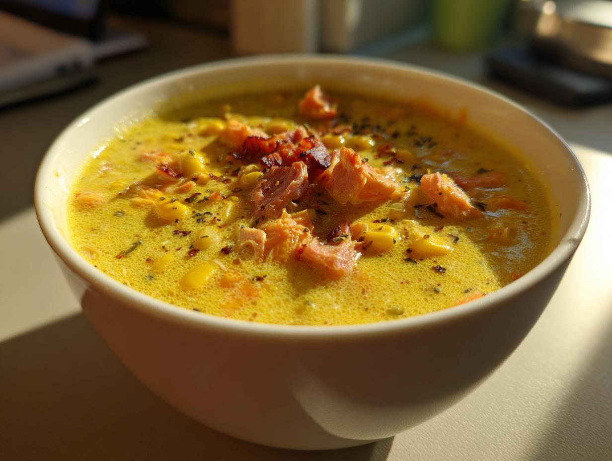 crab and corn chowder