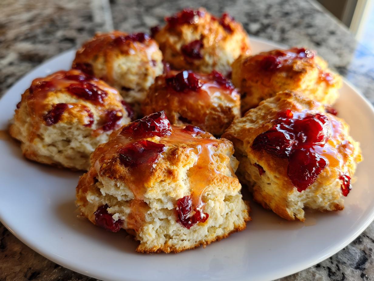 cranberry orange scones