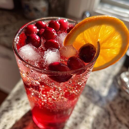 cranberry orange spritzer christmas
