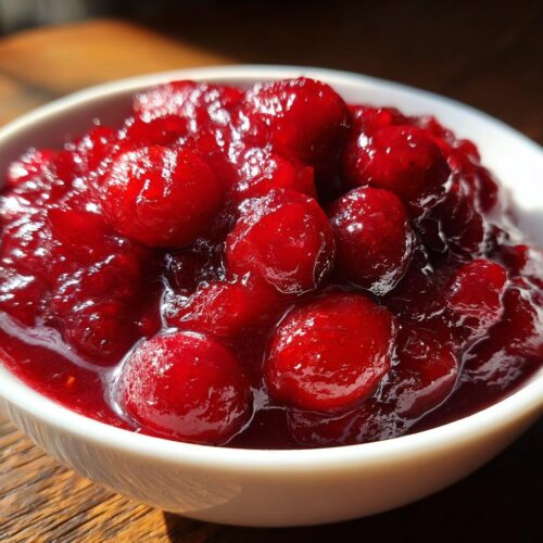 cranberry sauce homemade fresh