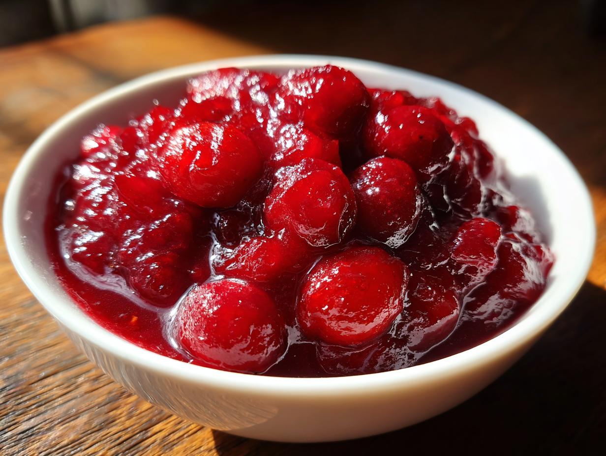 cranberry sauce homemade fresh