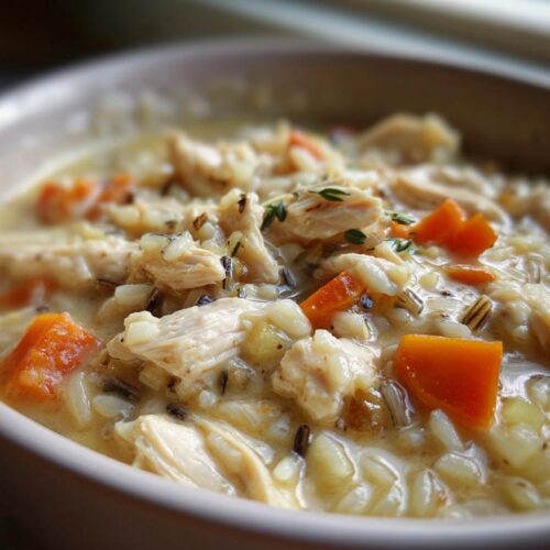 creamy chicken wild rice soup
