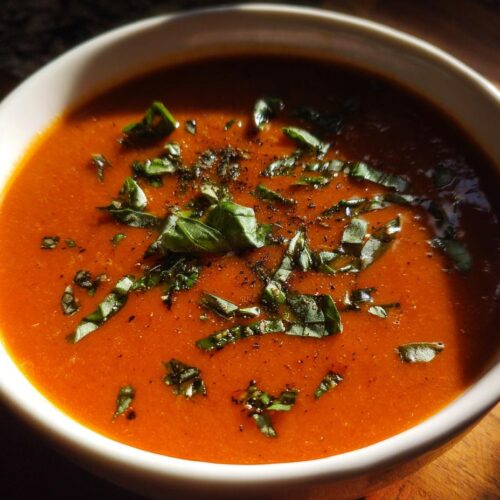 creamy tomato basil soup
