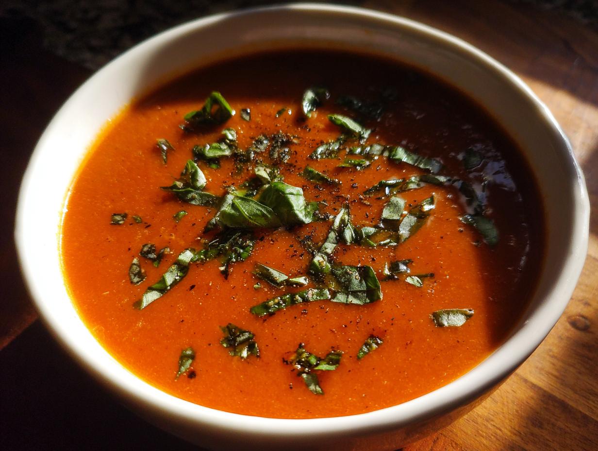 creamy tomato basil soup