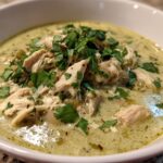 creamy white chicken chili verde
