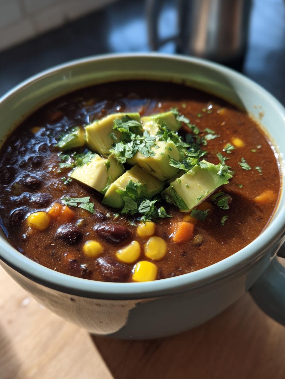 cuban black bean soup - detail 1