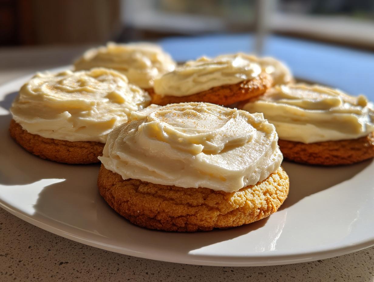 eggnog cookies cream cheese frosting