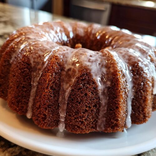 gingerbread bundt cake glaze