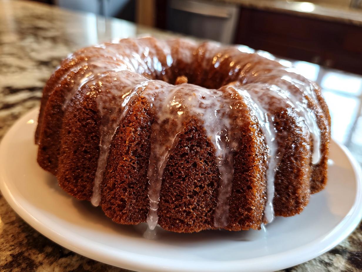 gingerbread bundt cake glaze