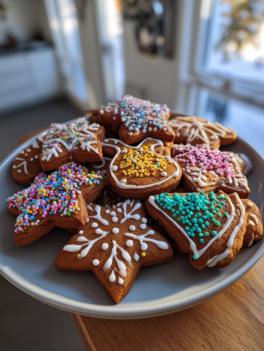 gingerbread cookies decorated - detail 1