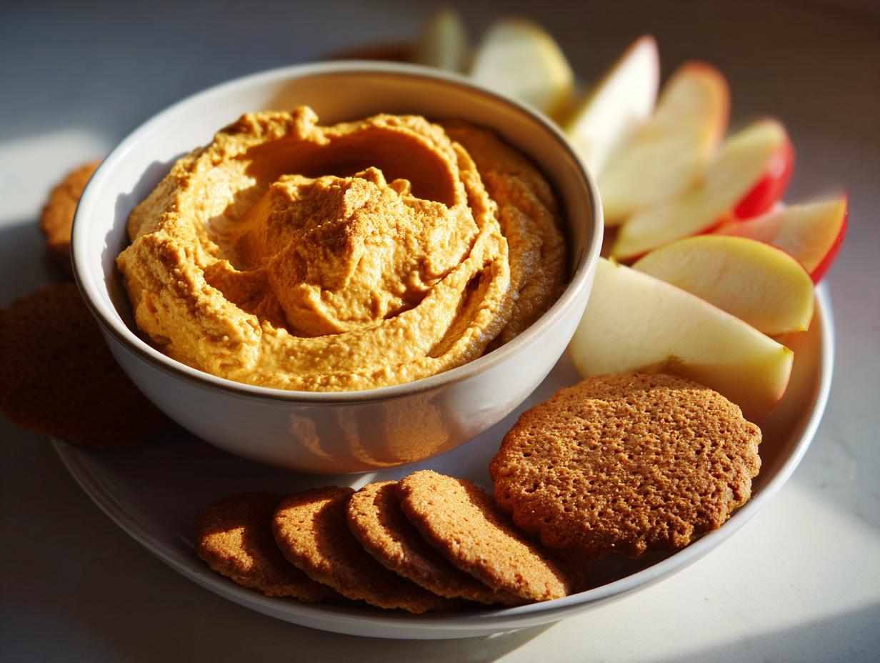 gingerbread hummus dip