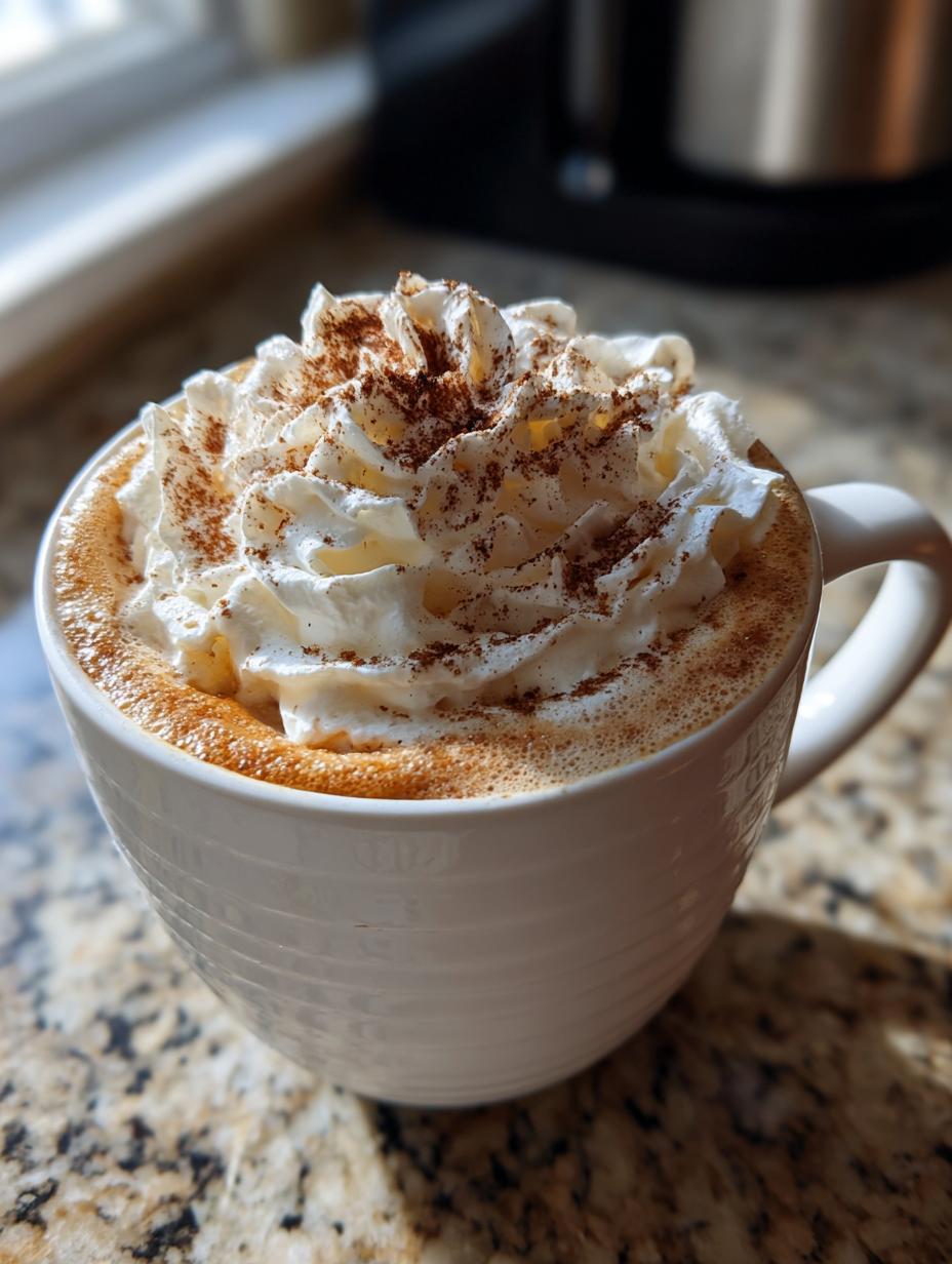 gingerbread latte homemade - detail 1