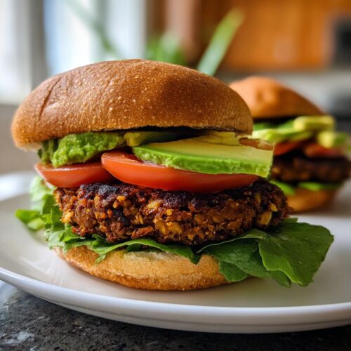high protein black bean burgers