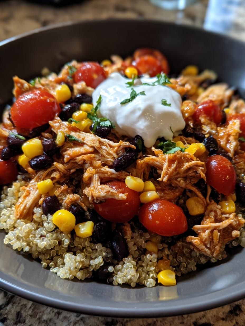 high protein buffalo chicken bowls - detail 1