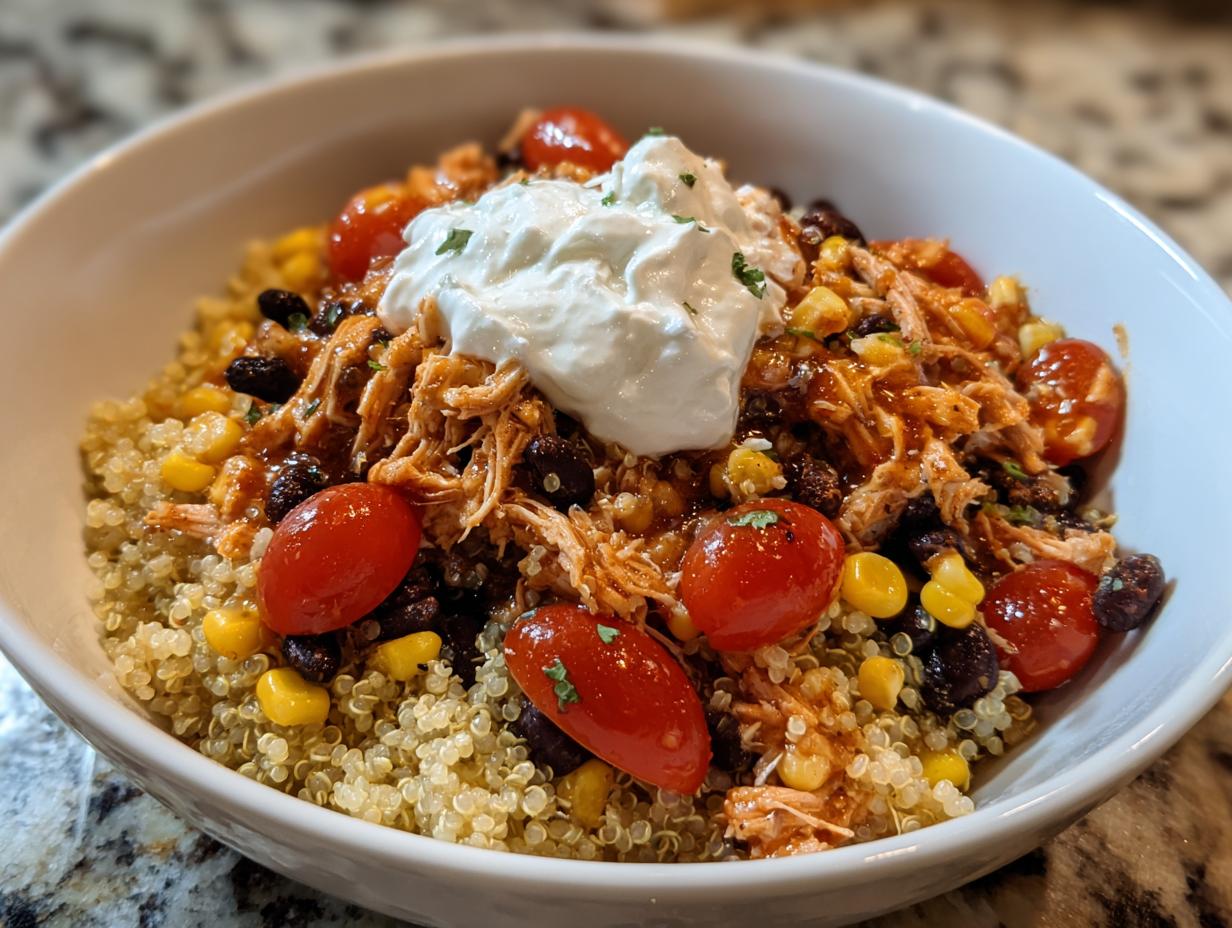 high protein buffalo chicken bowls