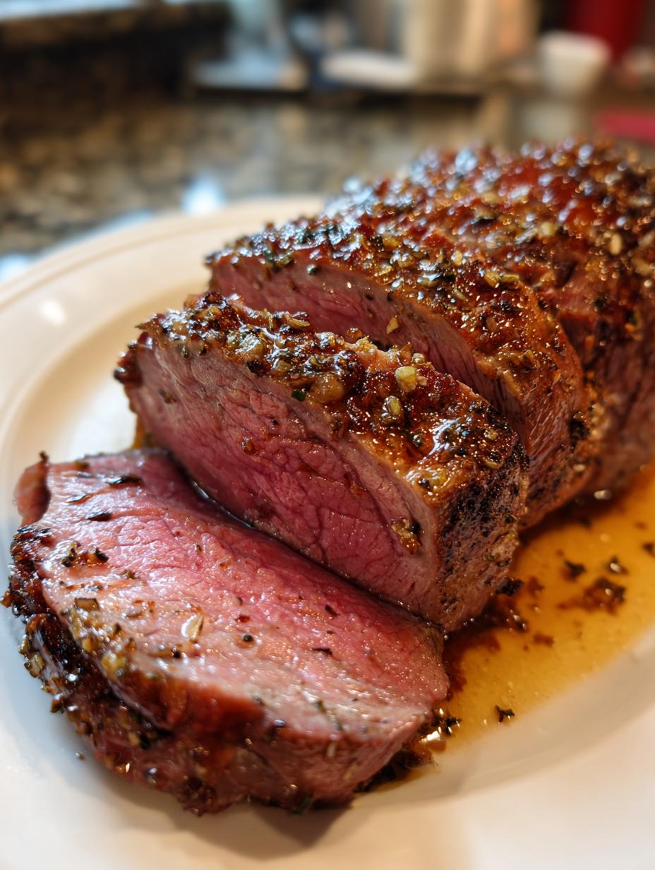 holiday beef tenderloin recipe - detail 1
