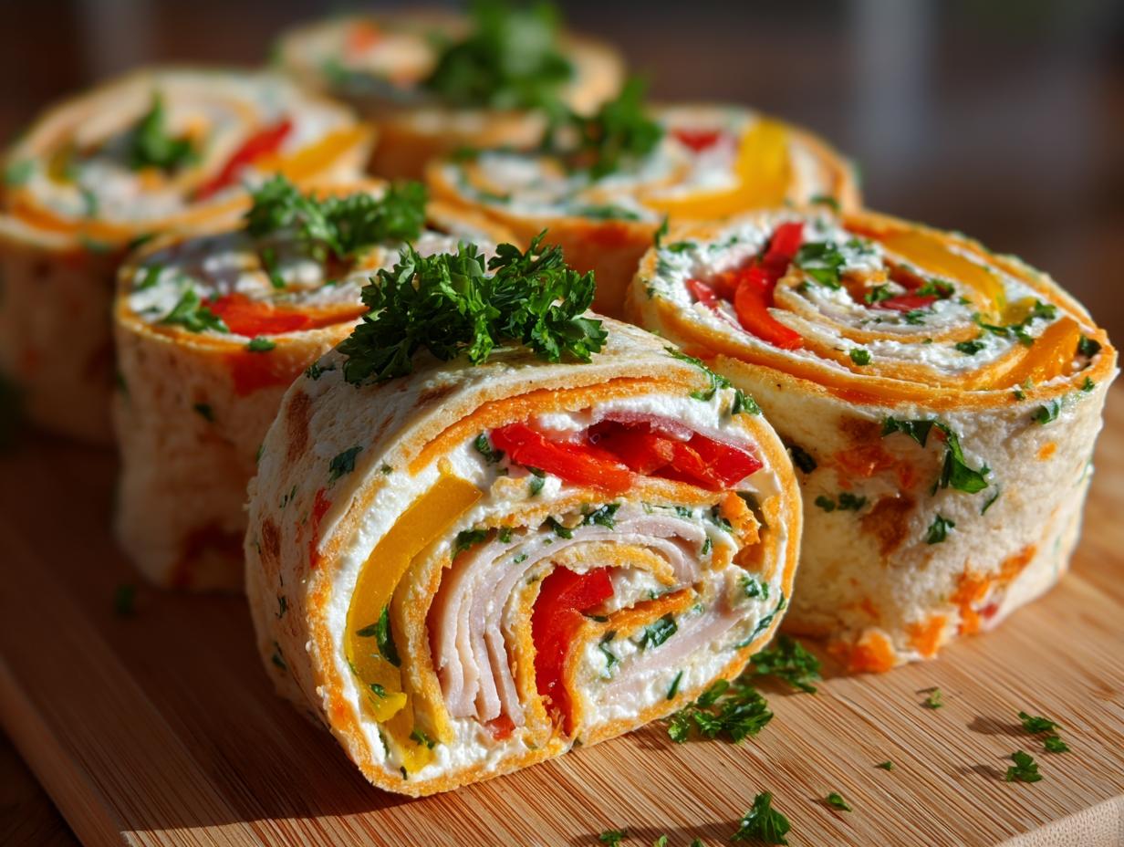 holiday pinwheel appetizers