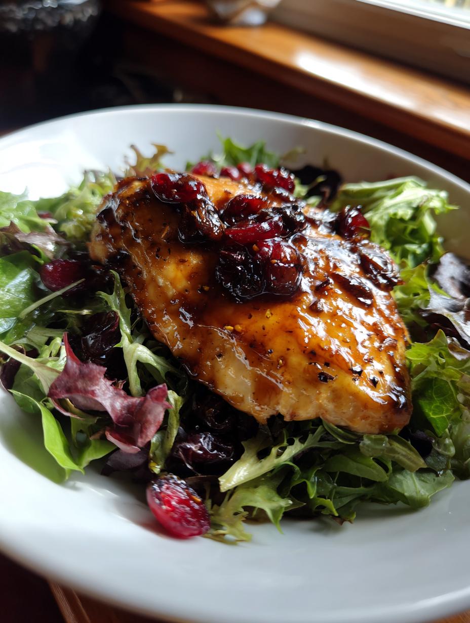 honey balsamic christmas chicken - detail 1