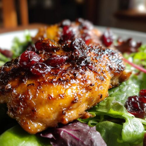 honey balsamic christmas chicken