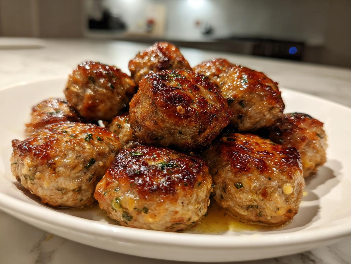 honey mustard chicken meatballs