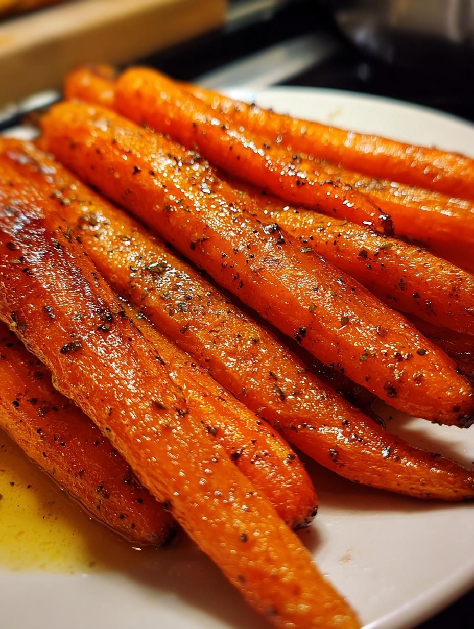 honey roasted carrots christmas - detail 1
