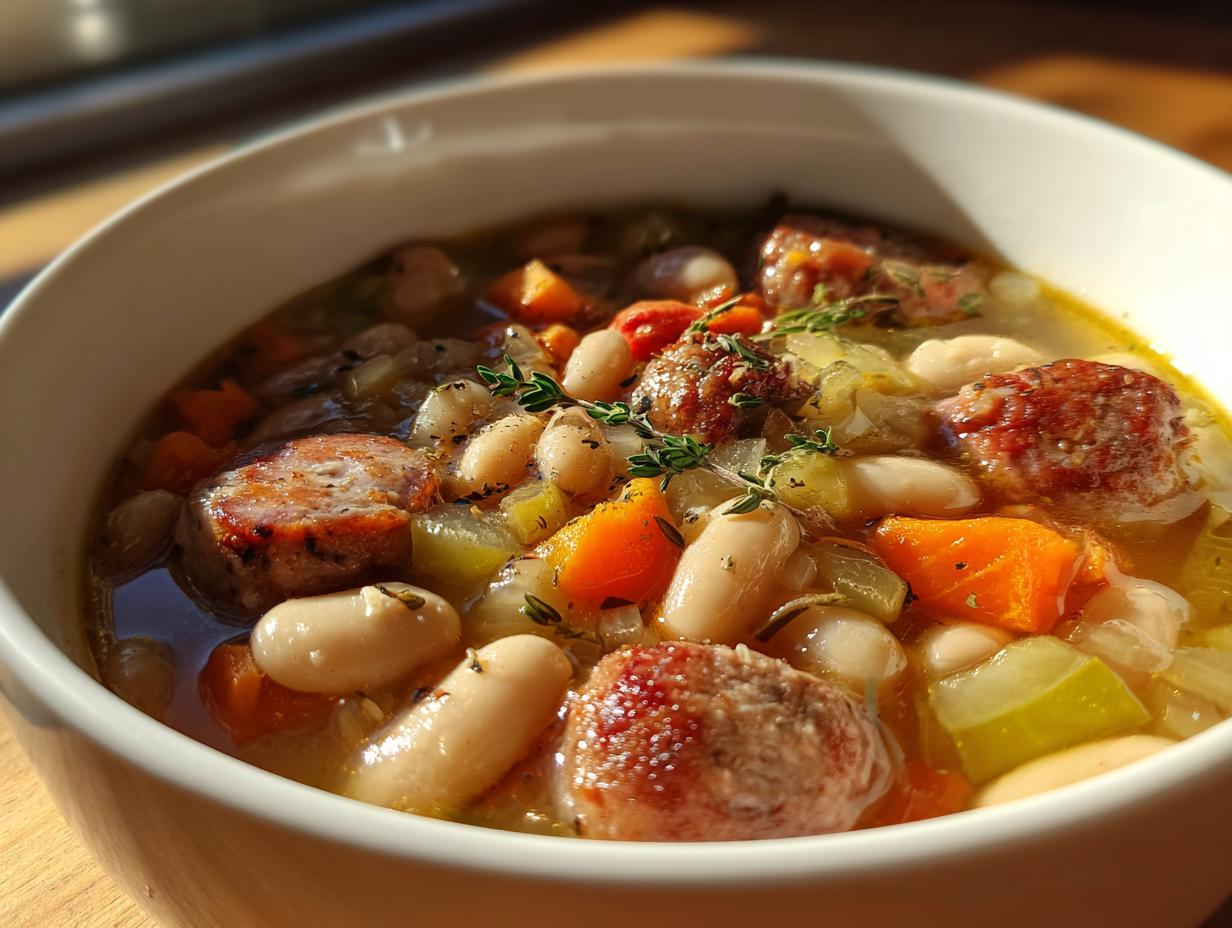 italian sausage white bean soup