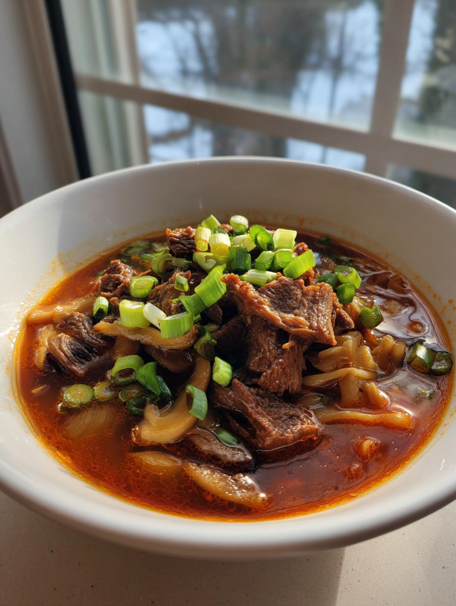 korean beef soup yukgaejang - detail 2